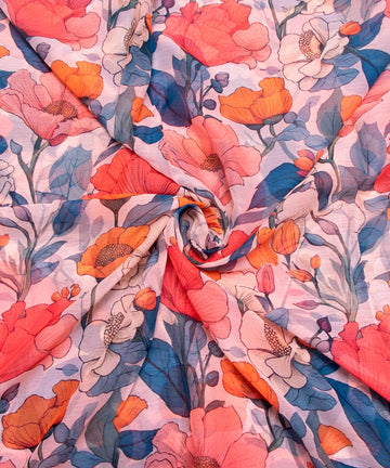 Chiffon Fabric Saree Online